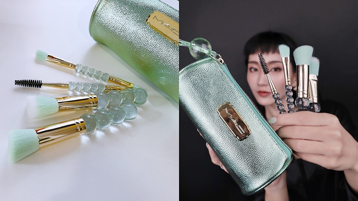 M.A.C波緞泡泡節日限定系列專業彩妝刷具組，NT2,300