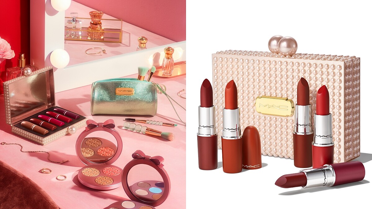 M.A.C 2022聖誕彩妝有超夢幻珍珠手拿包唇膏組！史上最多限定組合滿滿少女心