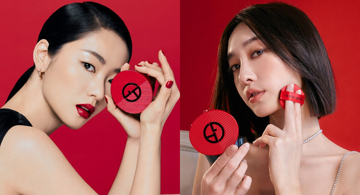 【完美絲絨持久氣墊粉餅】斜紋紅設計(一盒一蕊)$3,300，全５色 圖片來源IG帳號:riko52112