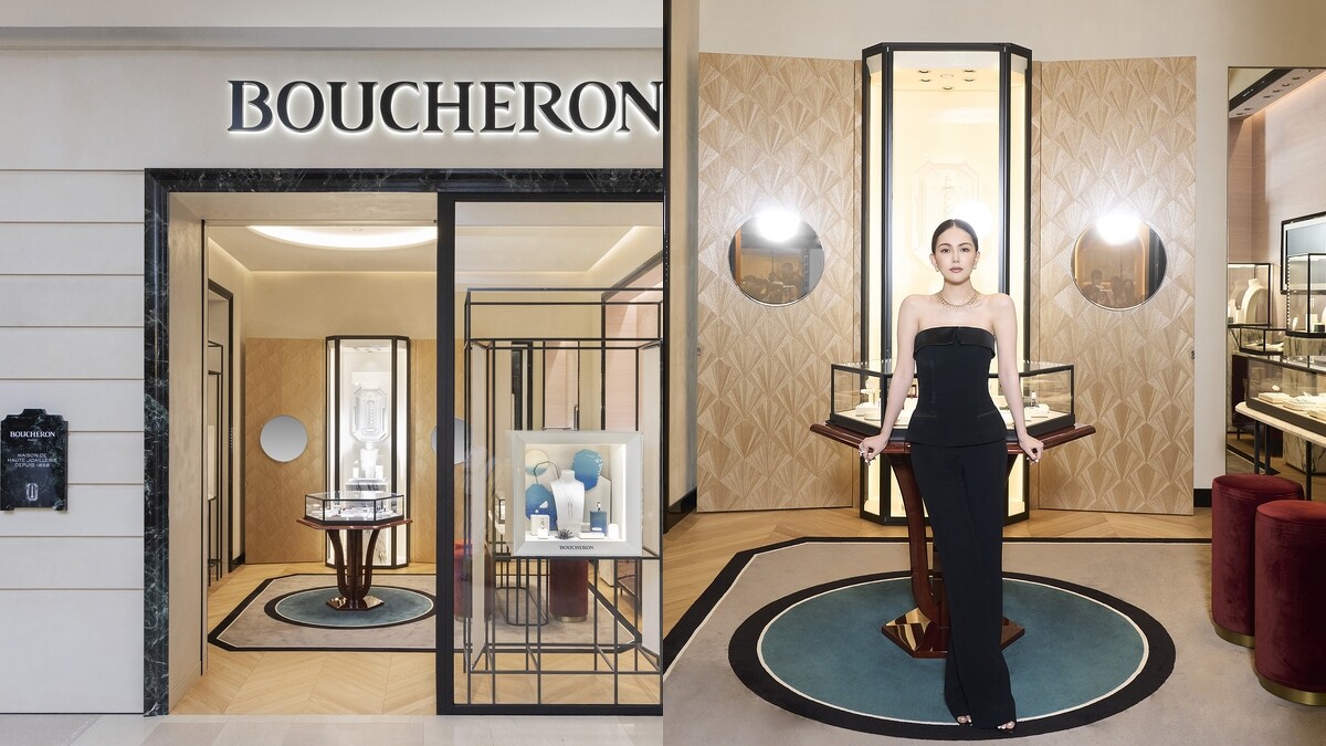寶詩龍Boucheron首插旗台中！昆凌帶你逛珠寶店空間亮點