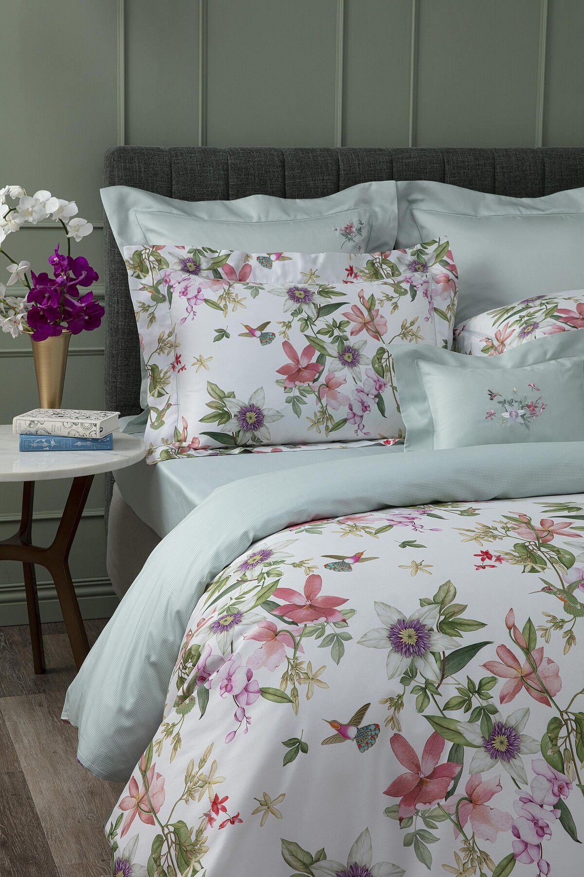 蜂鳥之歌 義大利印花床組