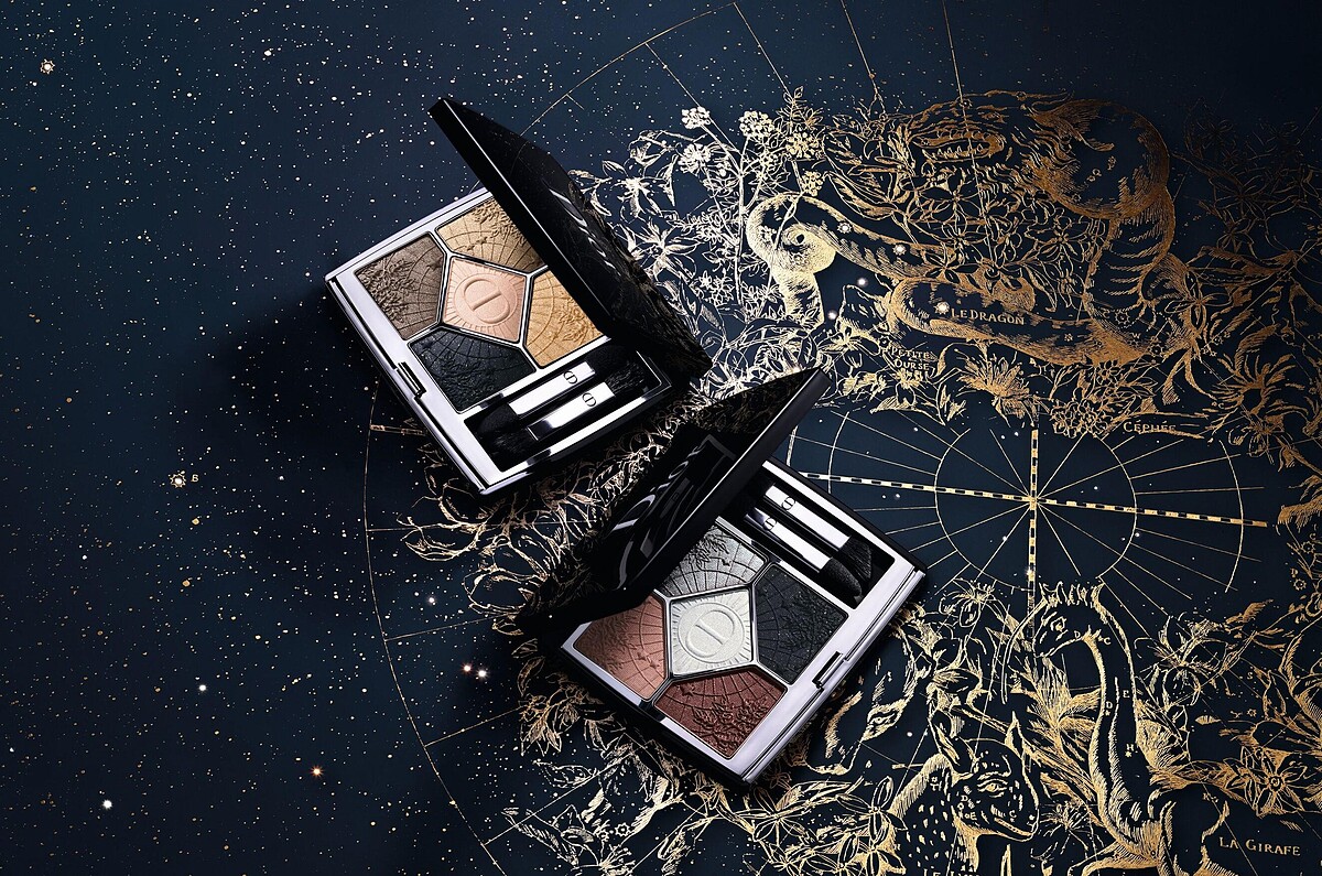 2022 限量聖誕彩妝 迪奧經典五色眼影 閃耀星空限量版 7g,NT2,700