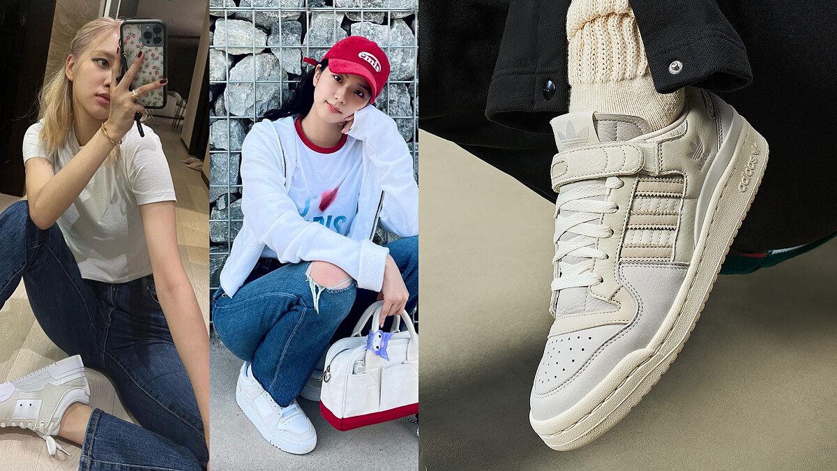 Blackpink Jisoo、Rosé腳上愛迪達小白鞋是這雙，2022秋冬燕麥奶新色也太美