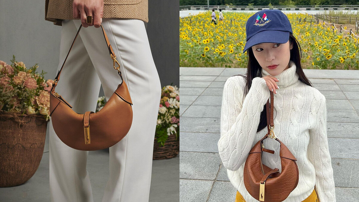 【包你入坑5原因】Polo Ralph Lauren可頌包列入Krystal愛背包款，一包4種拿法超划算
