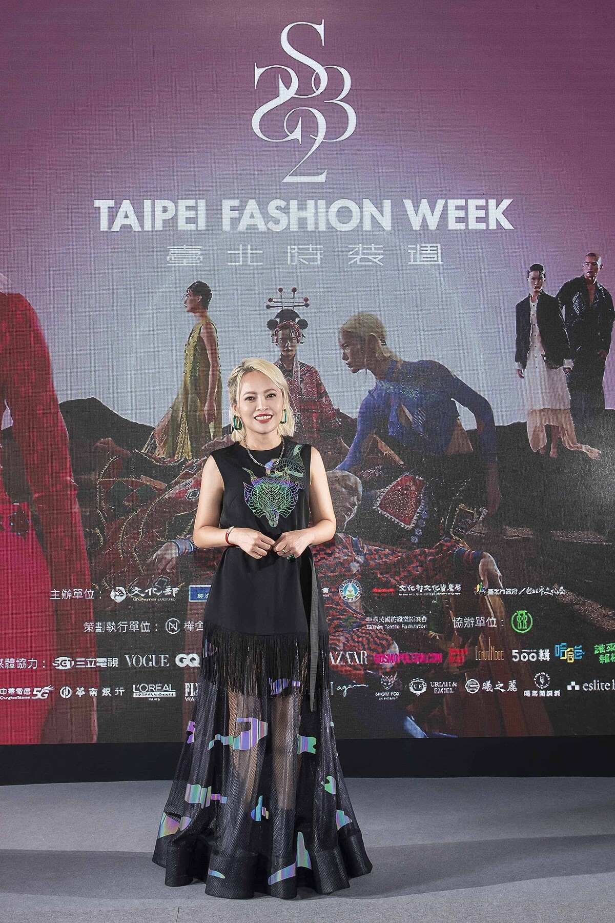 戴愛玲出席「2022臺北時裝週SS23」年度開幕秀