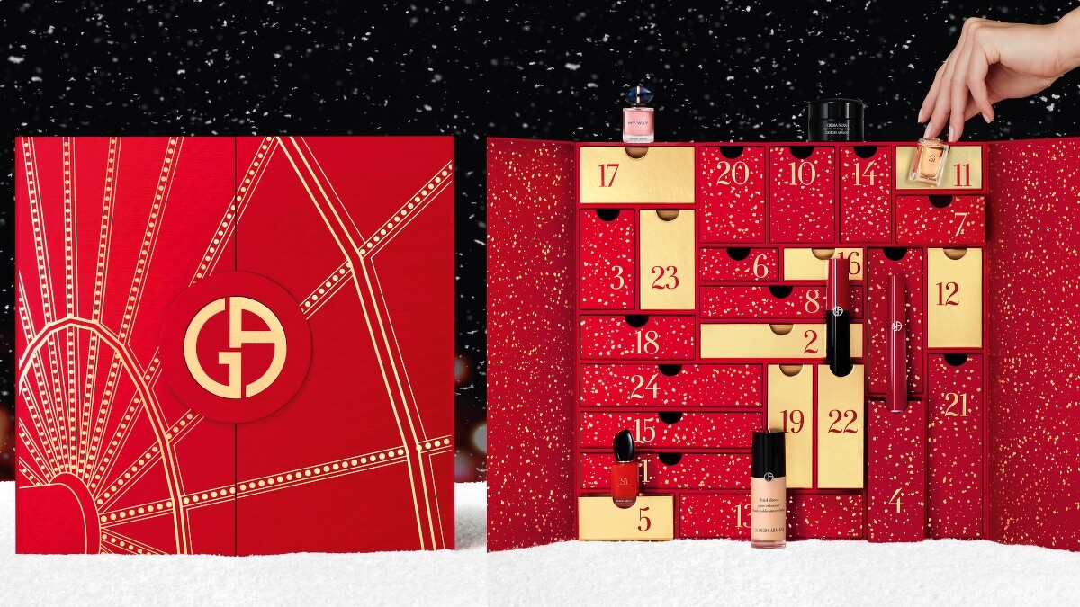 Giorgio Armani 2022亞曼尼限量金燦聖誕倒數月曆。
