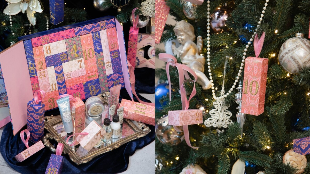 SABON 2022幸福饗宴倒數月曆實拍。