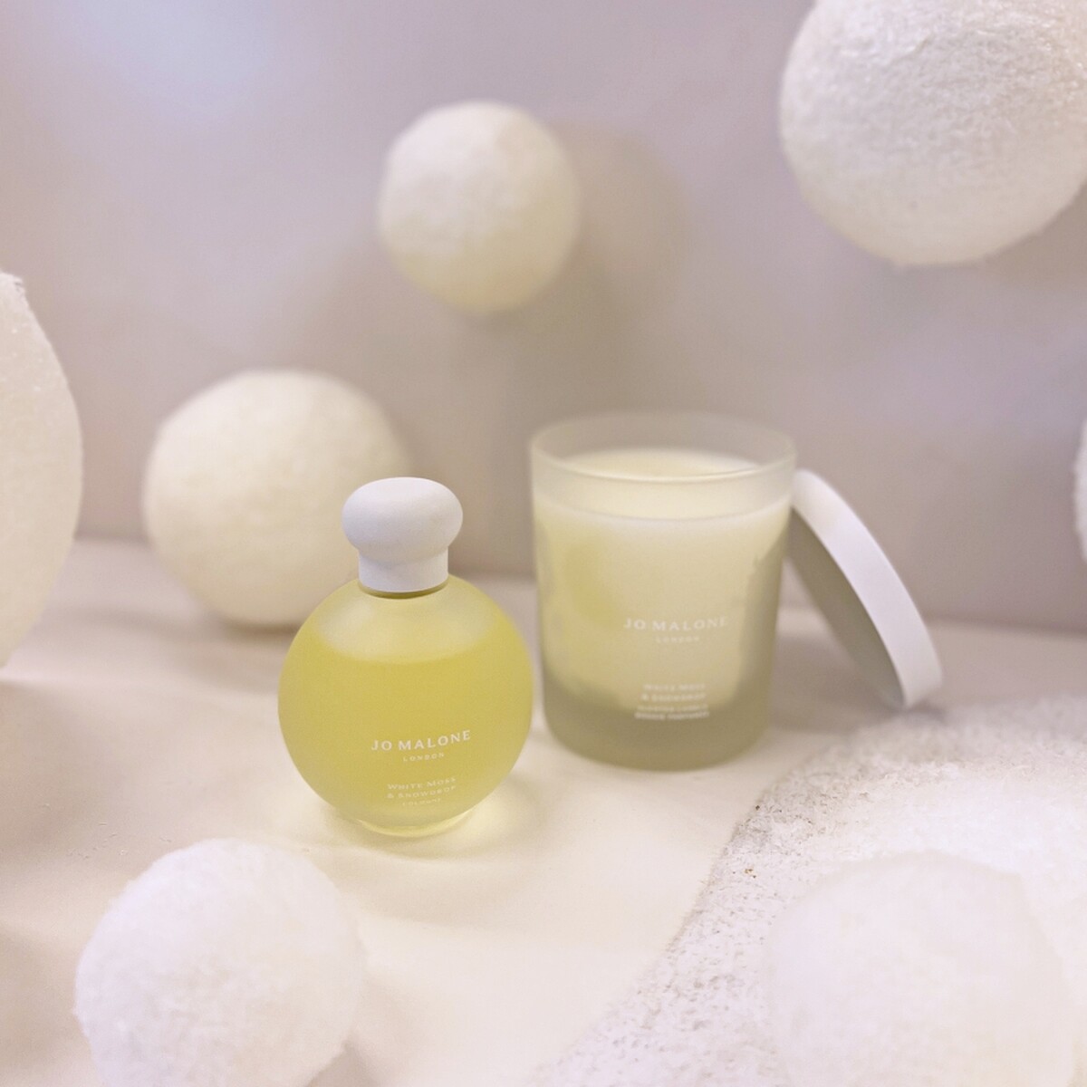 Jo Malone London 2022聖誕白苔與雪花蓮香氛工藝蠟燭200g，NT2,800
