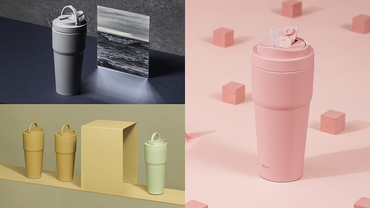 WOKY推出新款質感保溫杯！粉紅、灰綠、芥末黃時髦9色一次上架