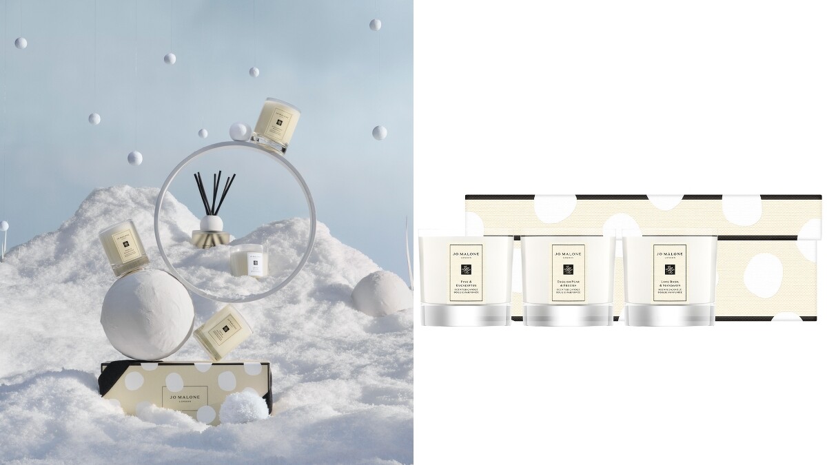 Jo Malone London歡樂雪花聖誕迷你蠟燭禮盒，NT2,050