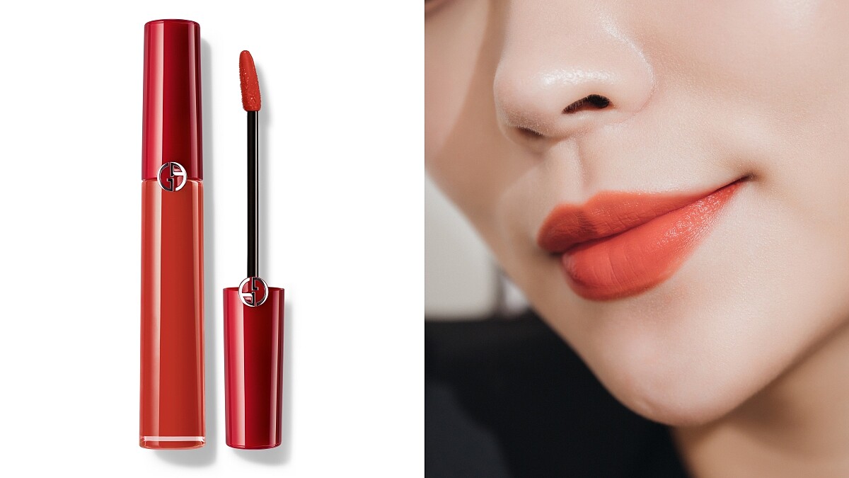 Giorgio Armani亞曼尼奢華訂製絲絨唇萃(#421楓紅幕斯)6.5ml，NT1,400