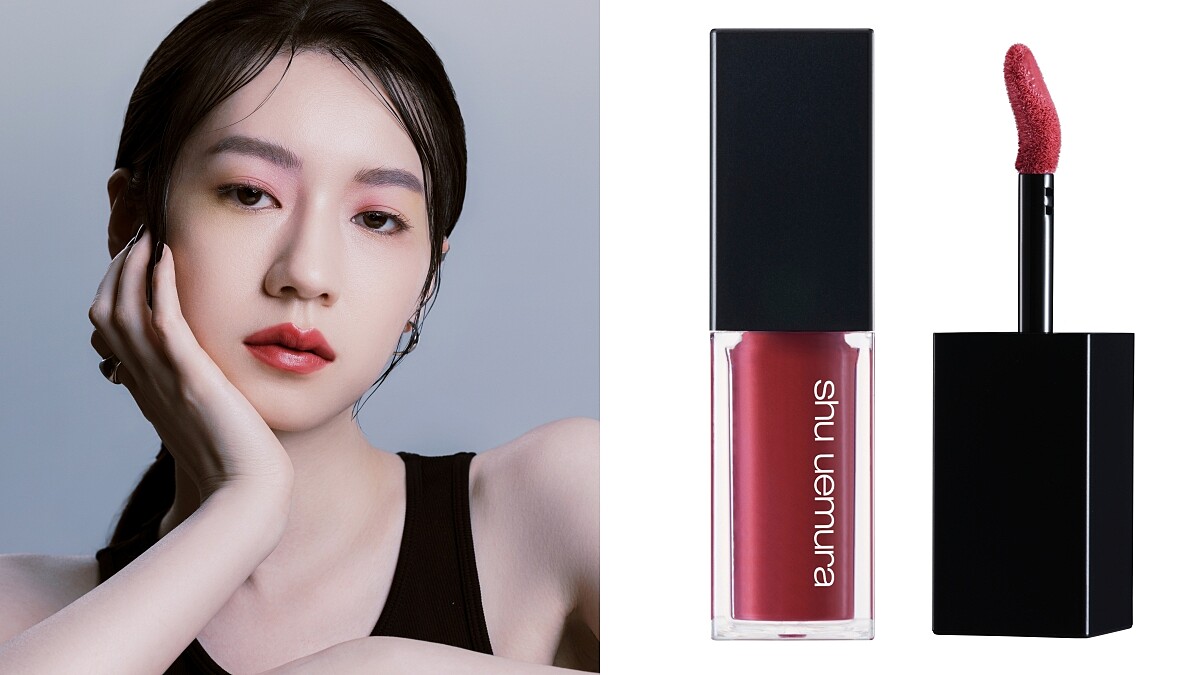 植村秀無色限奶油緞光唇釉(#KC BG930)，NT1,200