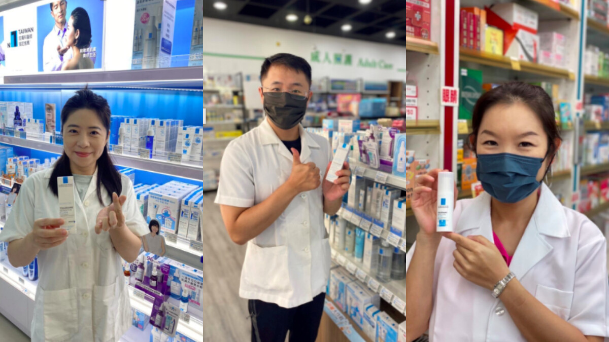 由左至右:陳宥家藥師、陳秉佑藥師、黃仁思藥師