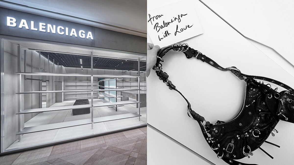 Balenciaga新光三越A9專賣店原始粗曠風必朝聖！韓韶禧愛包推出電光粉