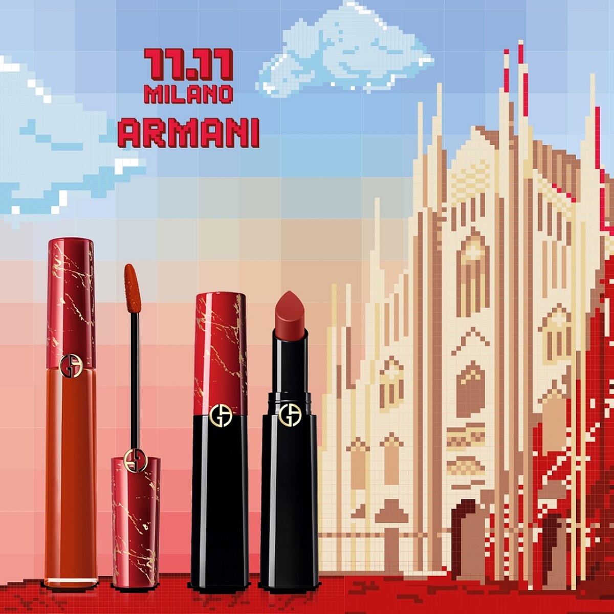 Giorgio Armani 2022雙11米蘭限定版唇彩。