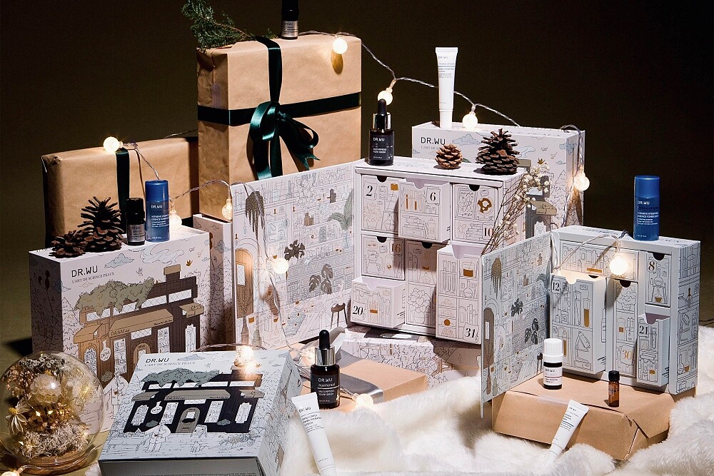 DR.WU「波街16號&bull;肌密實驗室」精裝版聖誕倒數月曆，NT1,680