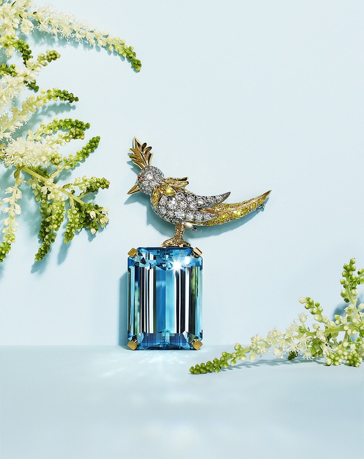 Tiffany & Co. 石上鳥Bird on a Rock胸針