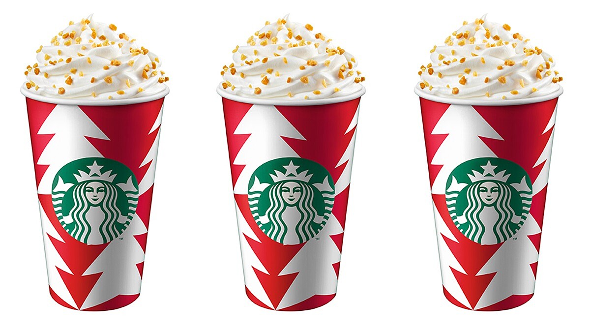 星巴克太妃核果風味那堤重磅回歸！香滑鮮奶油、太妃蜜糖碎片完全難以抗拒