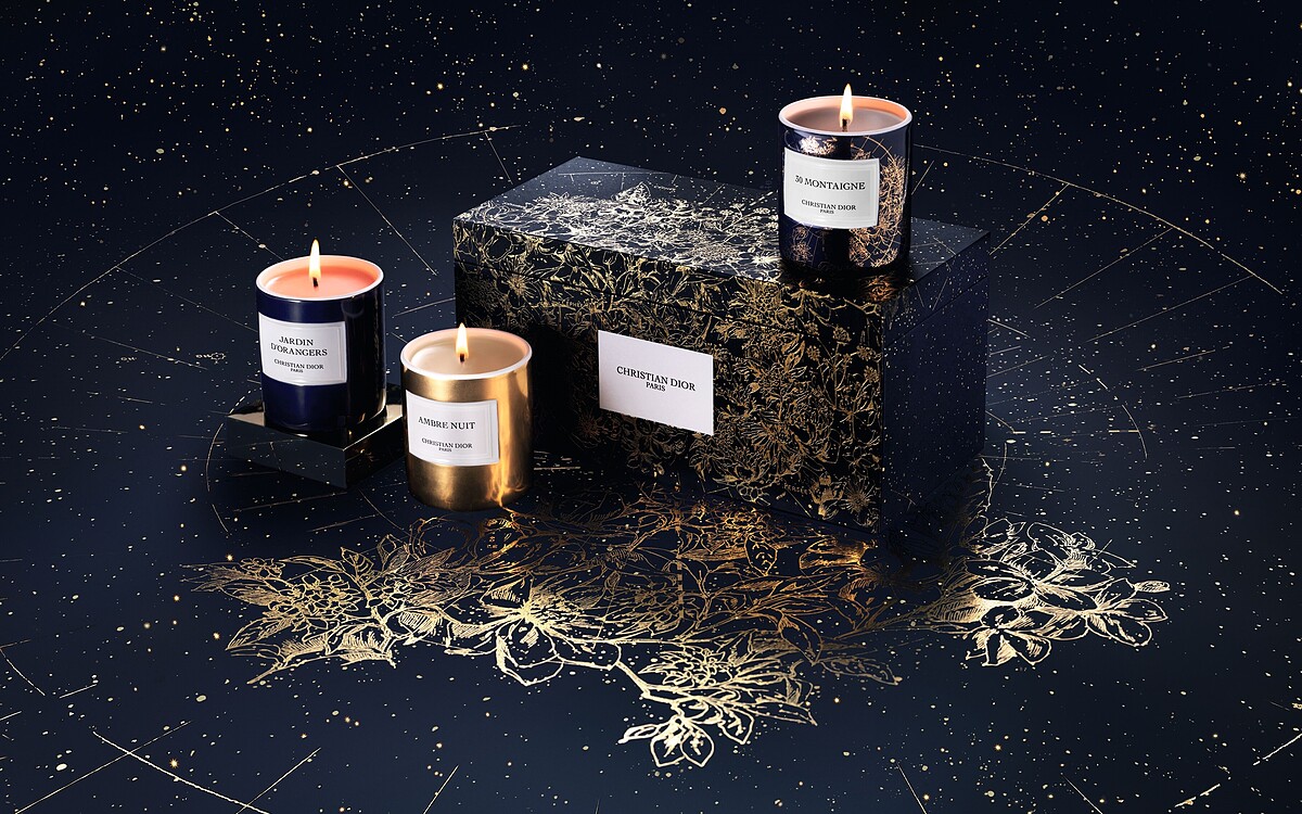 迪奧香氛世家系列2022迷你蠟燭三件組，建議零售價NT$5,300。
