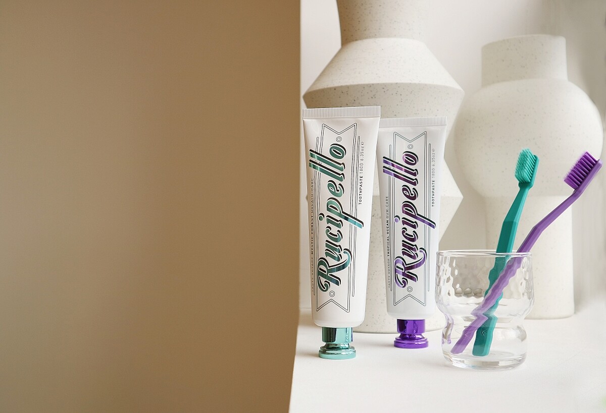 Rucipello品牌形象圖。