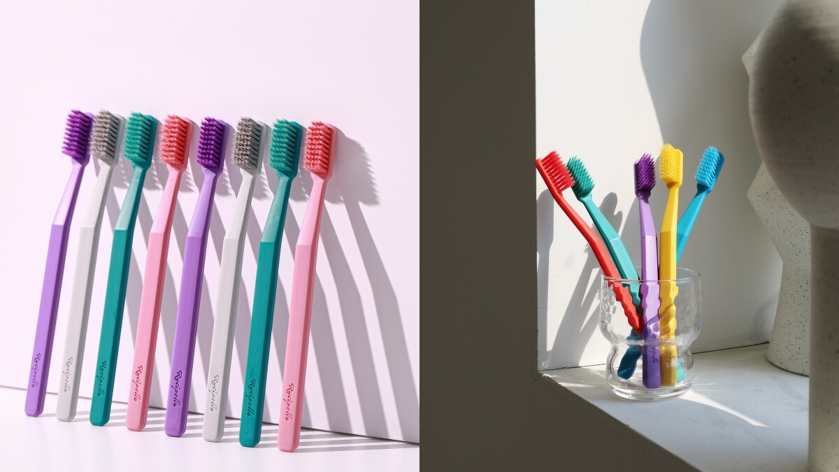 Rucipello專利牙刷形象圖。