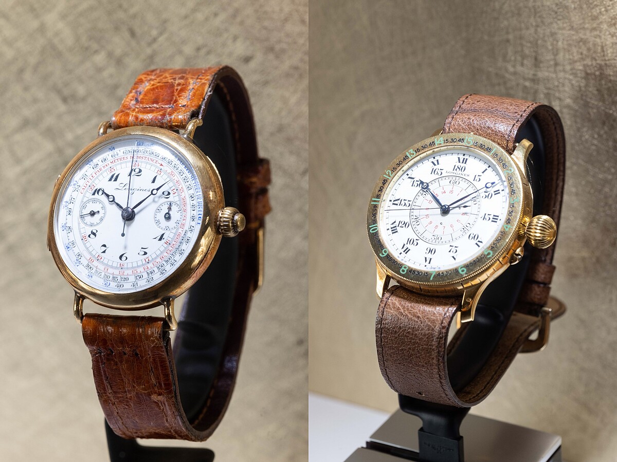 1913年浪琴表首枚小型計時13.33Z機芯腕錶；1931年林白導航錶為浪琴表首款配備旋轉錶圈的航空導航腕錶。 