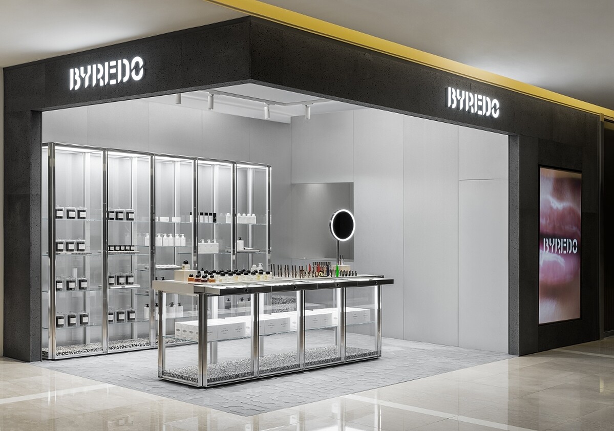 Byredo台中新光三越形象店店景。