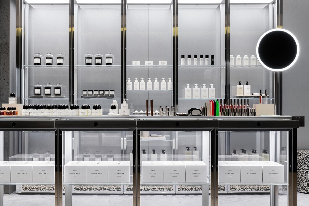 Byredo台中新光三越形象店店景。