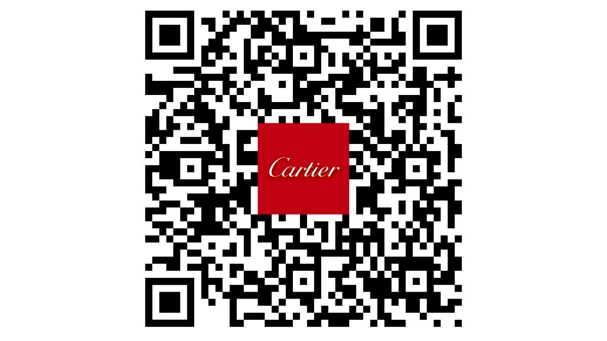 掃描QR CODE 即刻加入卡地亞台灣LINE官方帳號 LINE ID: @cartiertw