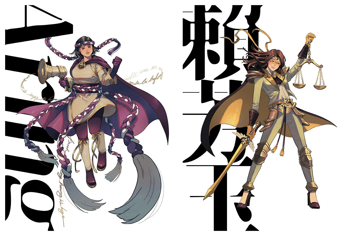 Lucas為美麗佳人受訪者設計漫畫形象