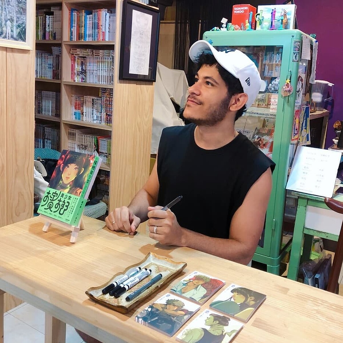 Lucas在簽書會上經常有許多正能量注入