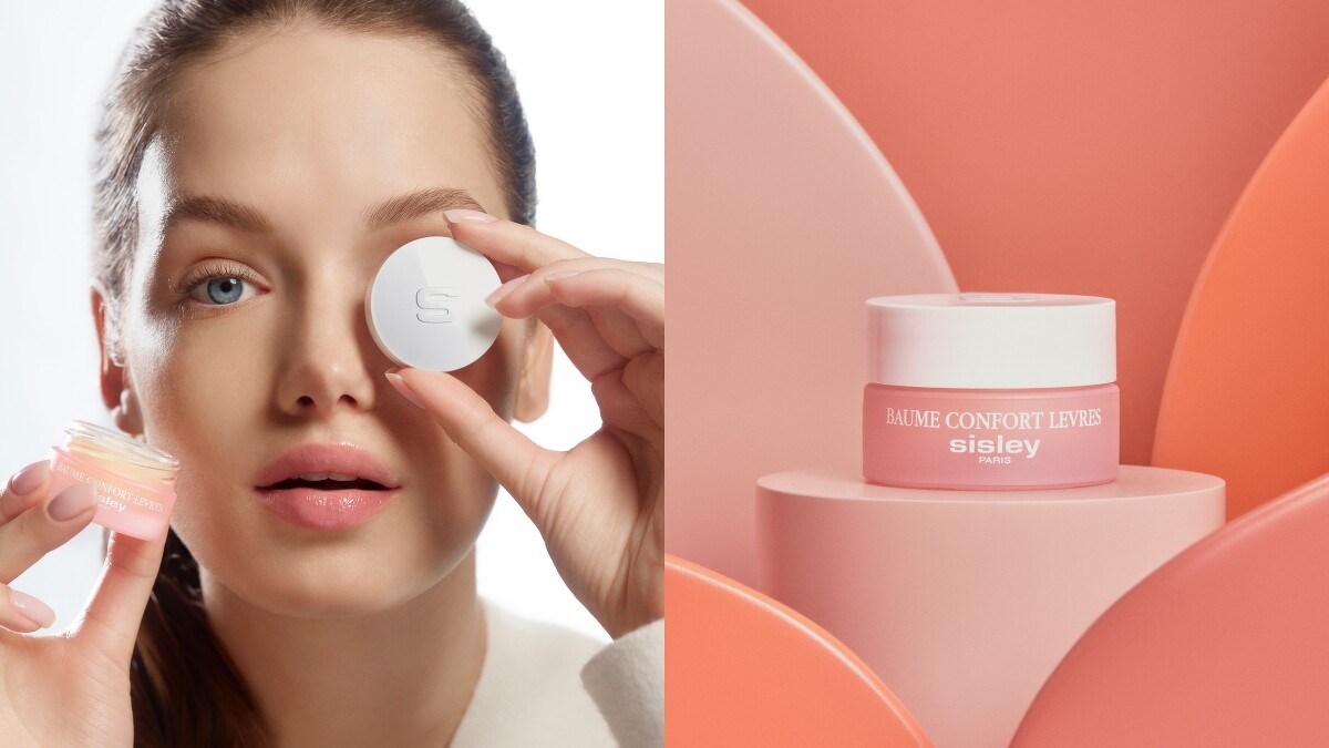 Sisley植物修護潤唇霜情境。