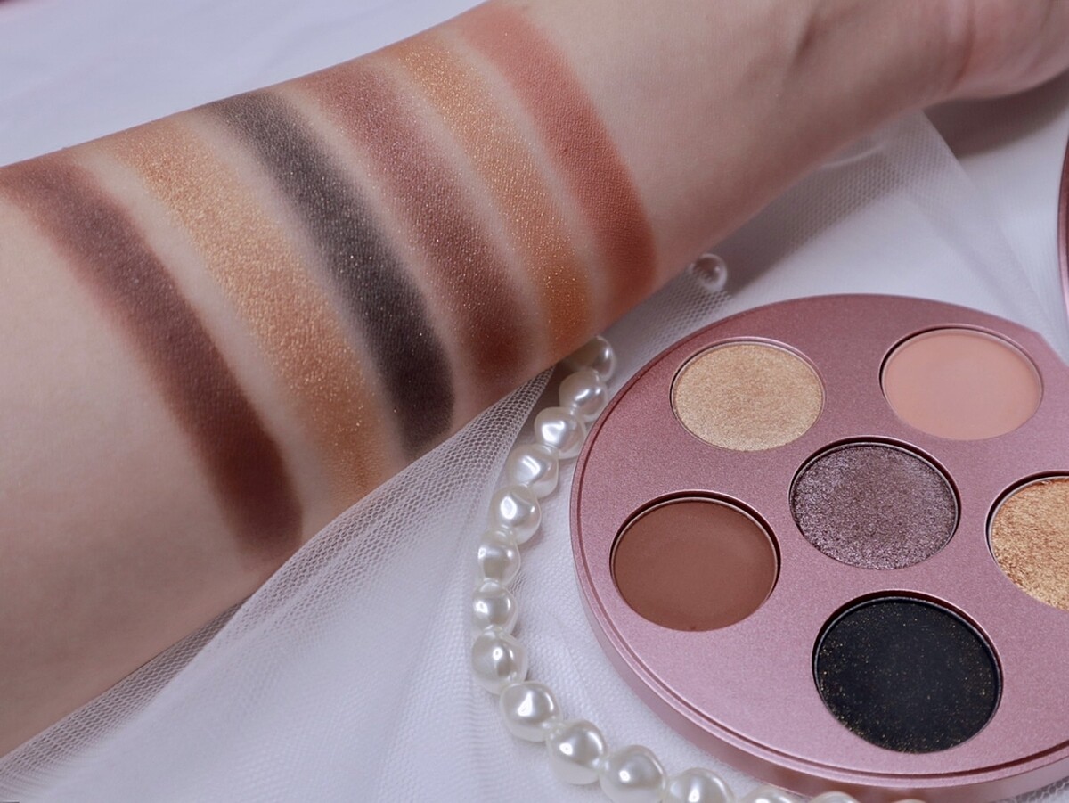 M.A.C波緞泡泡節日限定系列6色眼影盤#Bestsellers手部試色。