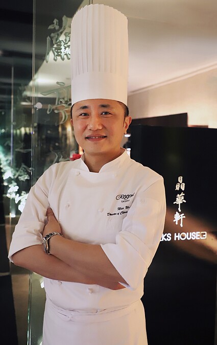 廚藝精湛的鄔海明主廚。