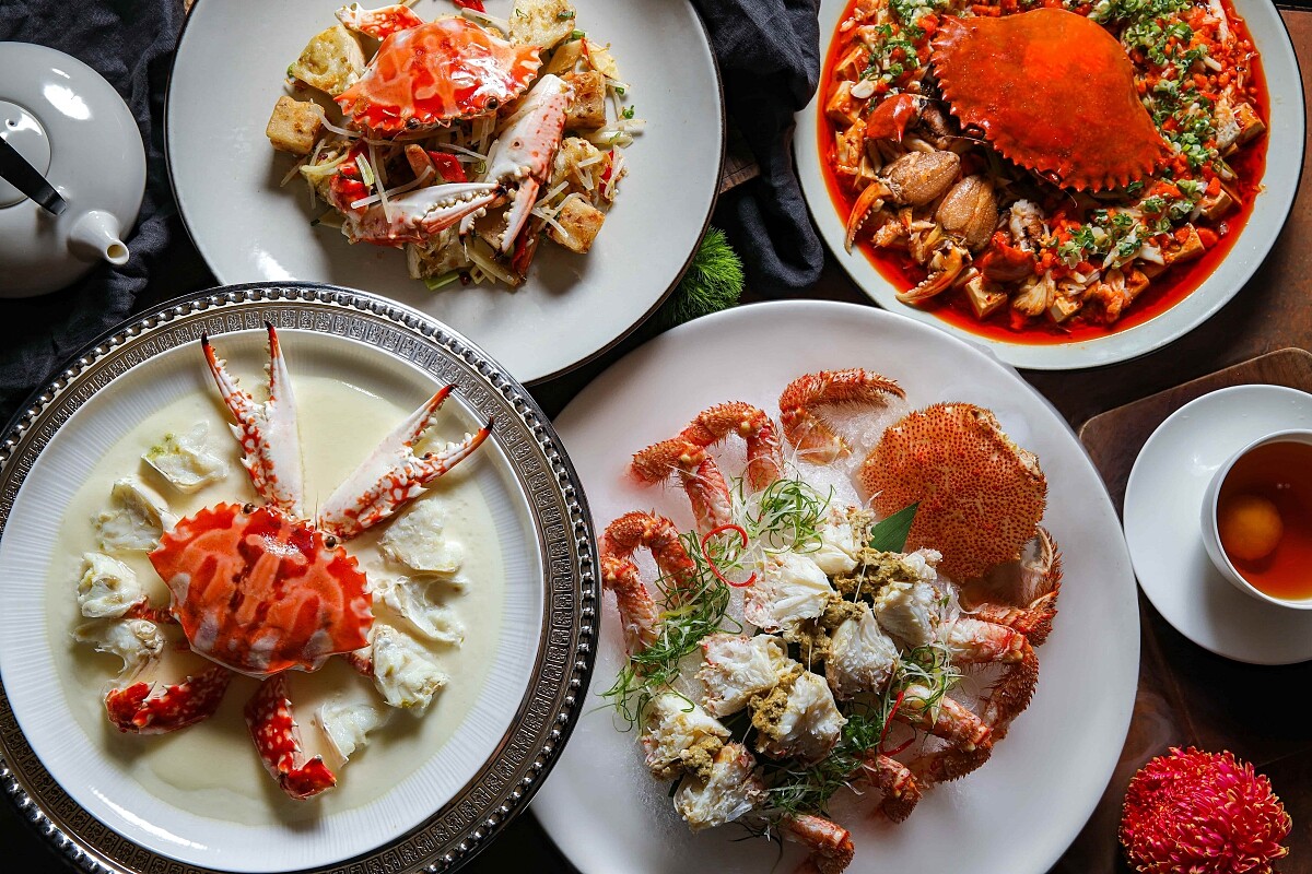 2022秋蟹宴共有五道新菜色。