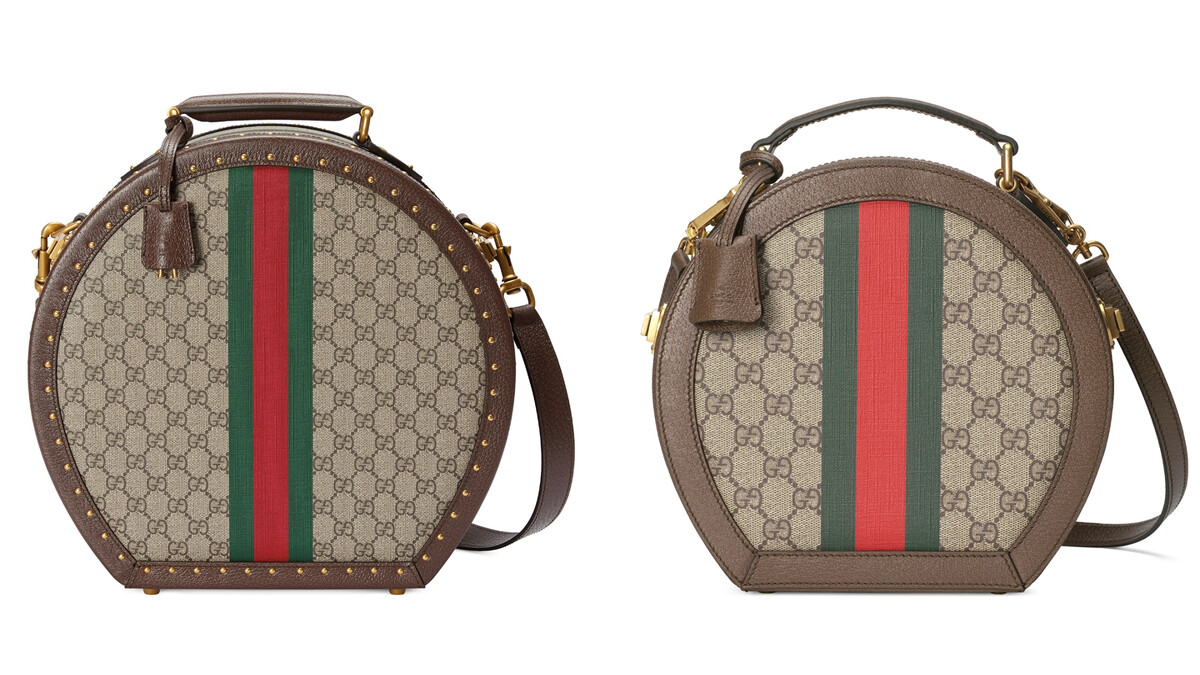 Gucci Savoy GG緹花手提間背旅行包NT$211,300、Gucci Savoy GG緹花手拿肩背帽盒NT$164,200。