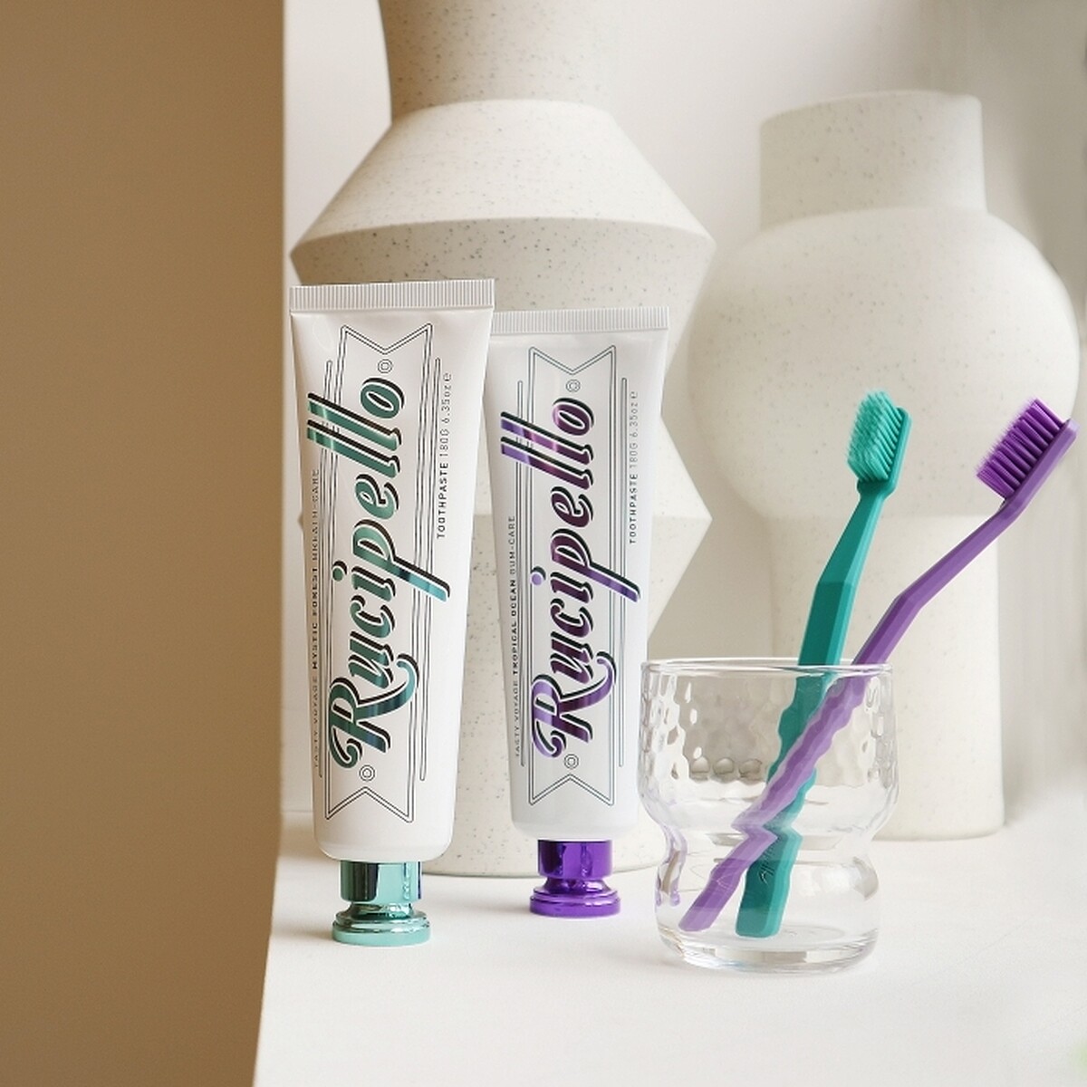 Rucipello牙膏形象圖。