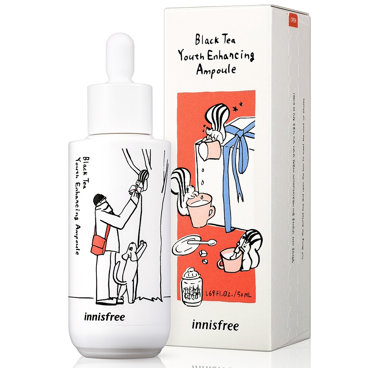 innisfree 2022綠色聖誕濟州紅茶極效修護安瓶50ml,NT1,580