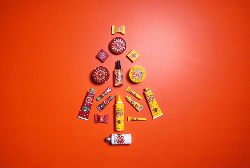 L’OCCITANE歐舒丹繽紛乳油木限定系列情境照。