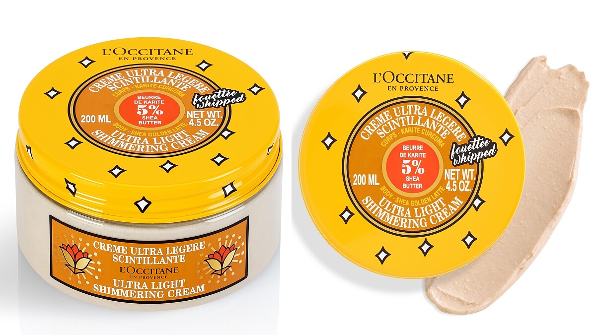 L’OCCITANE歐舒丹繽紛乳油木金黃拿鐵舒芙身體霜200ml,NT1,780