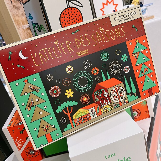 L’OCCITANE歐舒丹繽紛限定版經典倒數月曆,NT2,580