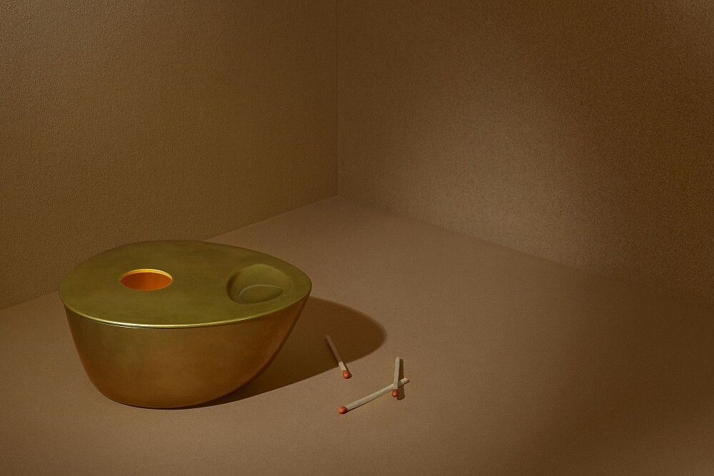 Aesop黃銅薰香座情境圖。