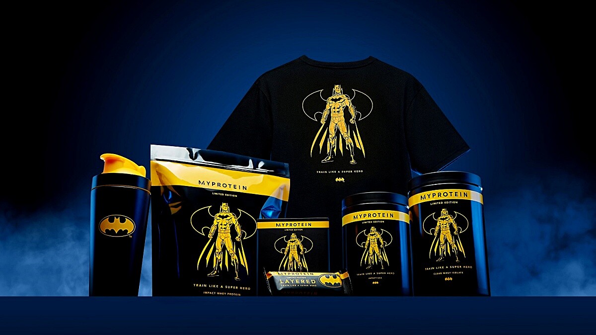 Myprotein先前推出《蝙蝠俠》聯名商品