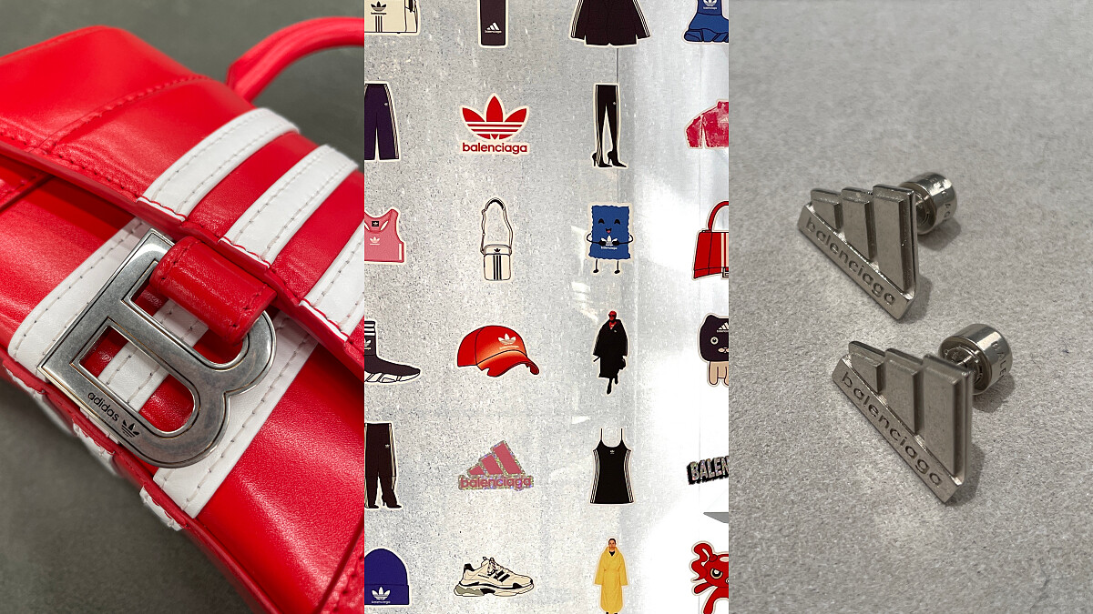 Balenciaga X adidas合作系列上線！超可愛塗鴉窗貼、經典沙漏包藏有限定細節