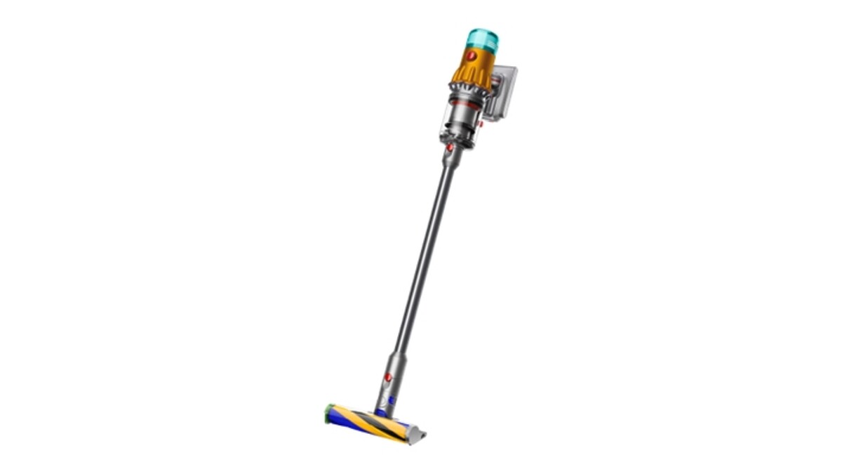 ▲Dyson V12 Detect Slim&trade; Absolute無線吸塵器現折NT$4,000(原價NT$25,900，優惠價NT$21,900)，再加贈LED 隙縫清潔吸頭跟收納架(共市值NT$8,500)