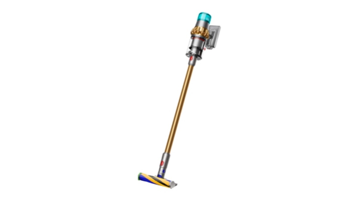 ▲Dyson V15 Detect&trade; Absolute Extra無線吸塵器下殺77折，現折NT$7,000(原價NT$29,900，優惠價NT$22,900)，再送專用收納架(市價NT$4,500)