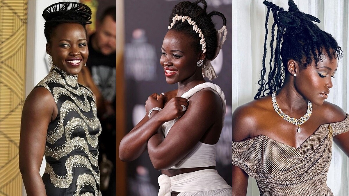 黑豹2 ：瓦干達萬歲》露琵塔尼詠歐的紅毯穿搭術，De Beers珠寶這樣挑