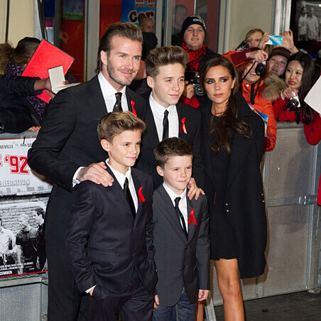 大衛貝克漢 David Beckham 一家