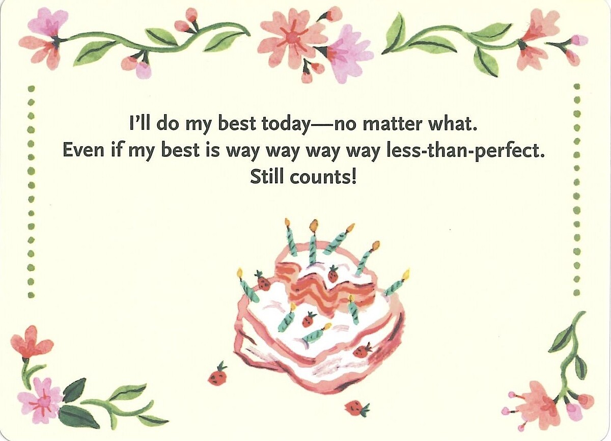 （Image and excerpt from Affirmators! Morning Mantras courtesy of &copy; Knock Knock LLC）