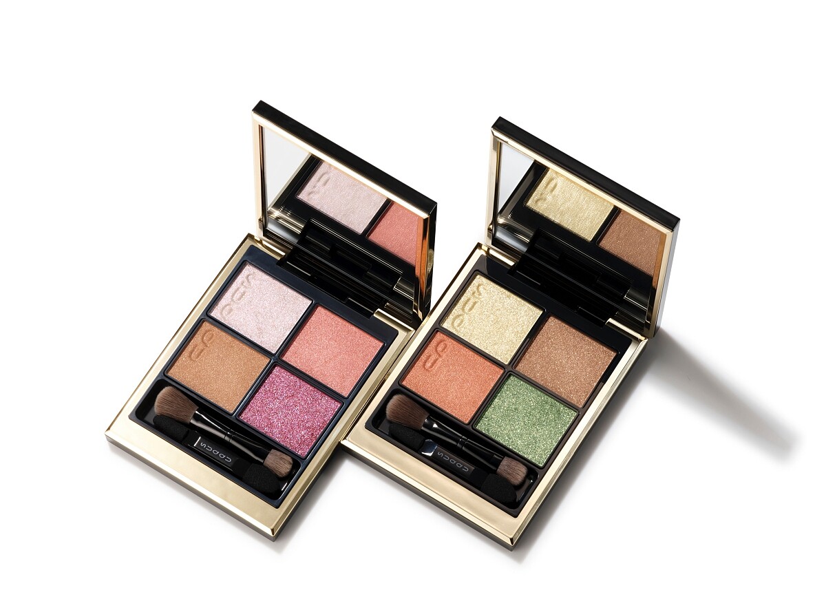 SUQQU 晶采盈緻眼彩盤 (左)#120冬薔薇 (右)121寒花，NT2,600